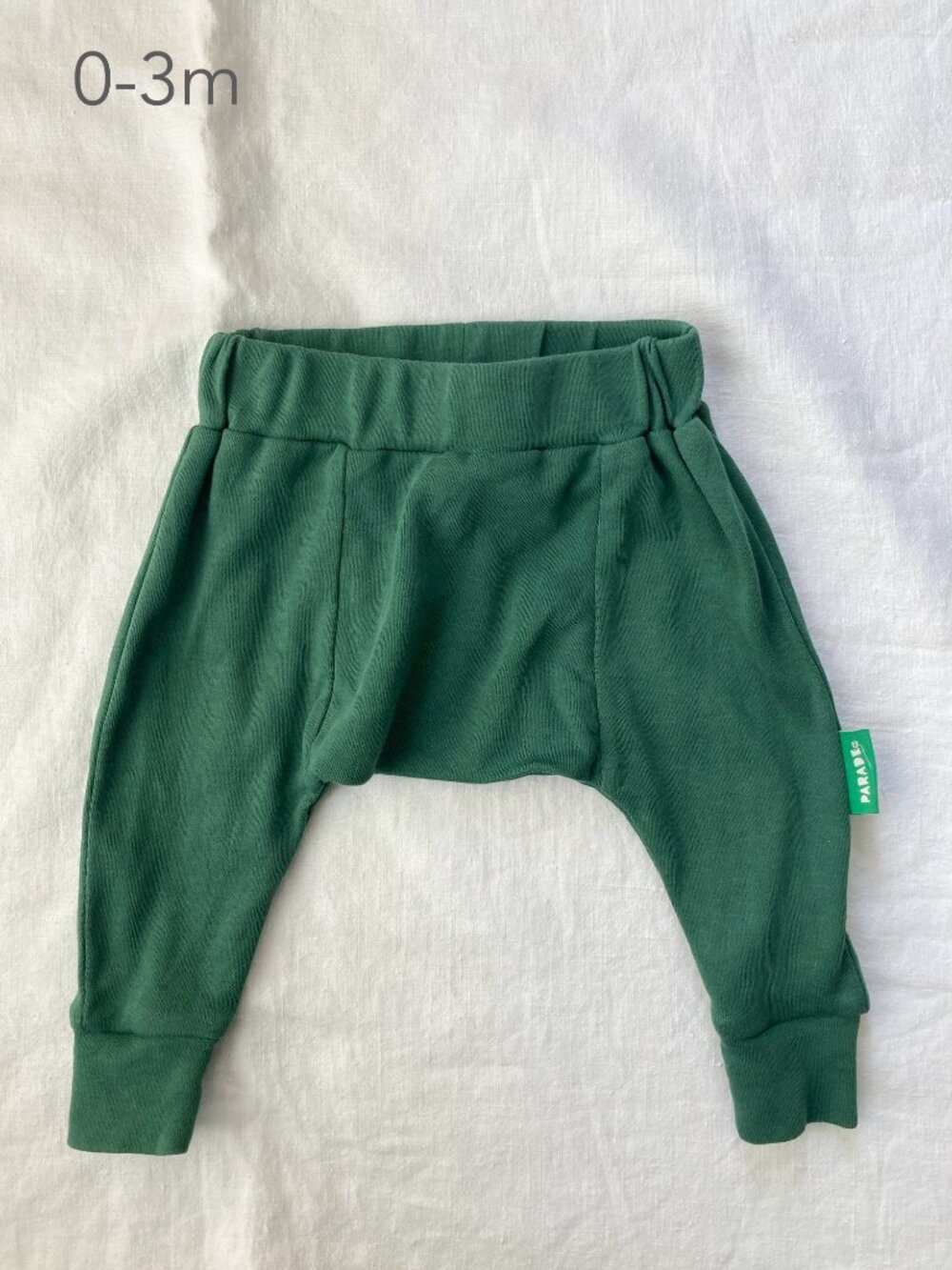 🪴5/$30 Parade 0-3 Months Baby Harem Pants Green Spring
